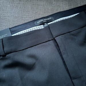 BR wool blend black Logan trousers, size 18R